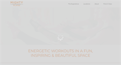 Desktop Screenshot of mightypilates.com